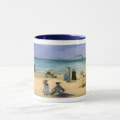 ビーチアットブーローンバイエドワードマネ,ヴィンテージアート マグカップ (中央)
