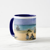 ビーチアットブーローンバイエドワードマネ,ヴィンテージアート マグカップ (正面左)