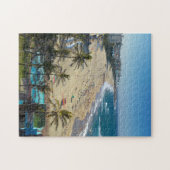 ビーチアットマーゲート、南海岸、クワズル-ナタール ジグソーパズル (横)