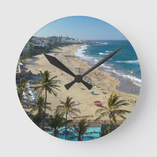 ビーチアットマーゲート、南海岸、クワズル-ナタール ラウンド壁時計 (正面)