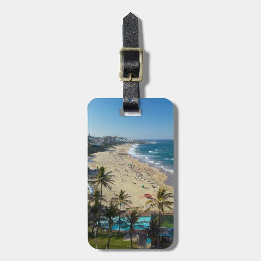 ビーチアットマーゲート、南海岸、クワズル-ナタール ラゲッジタグ (正面縦)