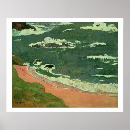 ビーチアットルポウドゥ， 1889 ポスター (正面)