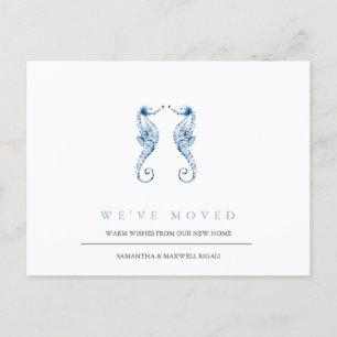 ビーチアドレスの変更ダスティブルーシーホース ポストカード