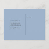 ビーチアドレスの変更ダスティブルーシーホース ポストカード (裏面)