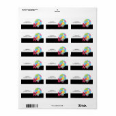 ビーチアドレスの宛名ラベル ラベル (フルシート)