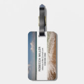 ビーチアンドスケープ ラゲッジタグ (裏面縦)