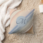 ビーチアンドデューンズモノグラーム装飾用クッション クッション (ブランケット)