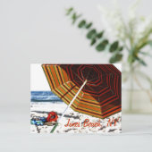 「ビーチアンブレラグロー」、ジョーンズビーチ、NYはがき ポストカード (スタンド正面)