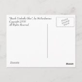 「ビーチアンブレラグロー」、ジョーンズビーチ、NYはがき ポストカード (裏面)