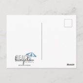 ビーチアンブレラバケーションレンタル – はがき (裏面)