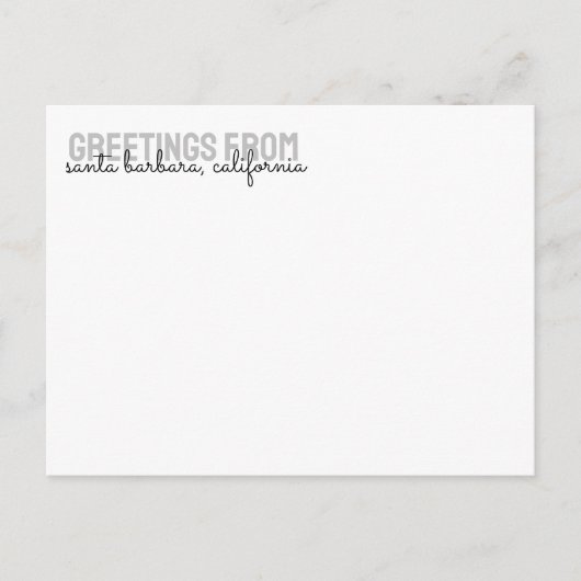 ビーチアンブレラバケーションレンタル – はがき (正面)