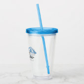 ビーチアンブレラバケーションレンタル- アクリルタンブラー (左)