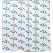 ビーチアンブレラバケーションレンタル- シャワーカーテン (正面)