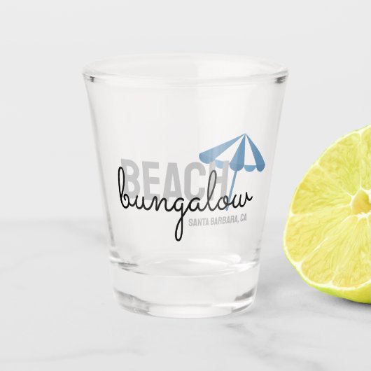 ビーチアンブレラバケーションレンタル- ショットグラス (正面)