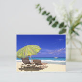 ビーチアンブレラ，アバコバハマ ポストカード (スタンド正面)