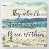 ビーチアートストーンコースター ストーンコースター (正面)