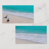 ビーチアート名刺テンプレート 名刺 (正面/裏面)