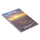 ビーチアート海アートバイブル祈りの言葉ジャーナル ノートブック (右側)