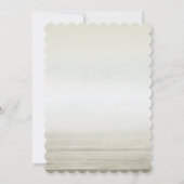 ビーチアーバーへの出欠返信 招待状 (裏面)