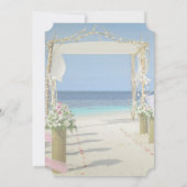 ビーチアーバーフローラブライダルシャワー 招待状 (裏面)