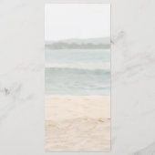 ビーチアーバーラベ結婚ンダーズメニューカード メニュー (裏面)