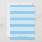 ビーチアーバー付きバラポスト結婚式招待状 招待状 (裏面)