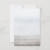 ビーチアーボルフラワーズウェディングRSVP 招待状 (裏面)