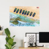 ビーチアーマー – アサルト水陸両用車 ポスター (ホームオフィス)