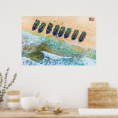 ビーチアーマー – アサルト水陸両用車 ポスター (キッチン)