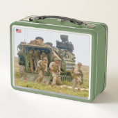 ビーチアーマー – アサルト水陸両用車 メタルランチボックス (裏面)