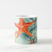 ビーチイオレンジヒトガザメ コーヒーマグカップ (中央)