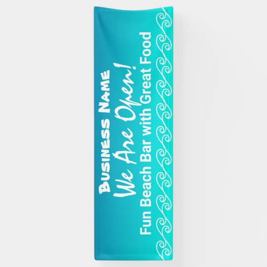 ビーチイテーマリオープンアメリカバナー 横断幕 (縦)