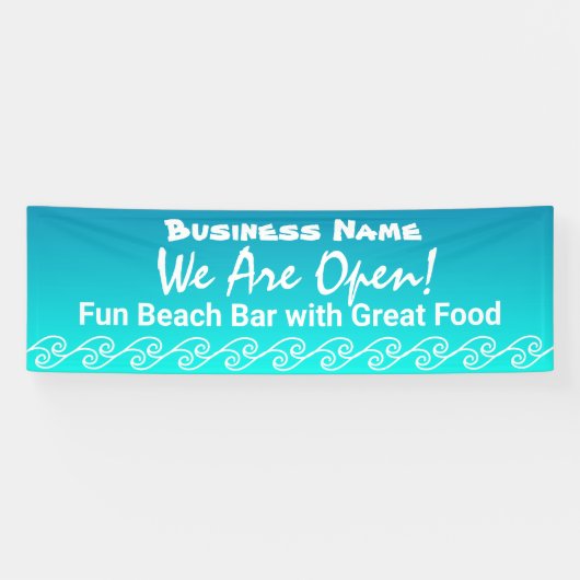 ビーチイテーマリオープンアメリカバナー 横断幕 (横)