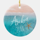 ビーチイトラベルオーナメント セラミックオーナメント (裏面)