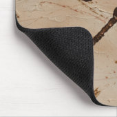 ビーチイブルーとグリーンドラゴンフライ マウスパッド (コーナー)