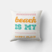 ビーチイマイハッピープレイス引用文 クッション (裏面)