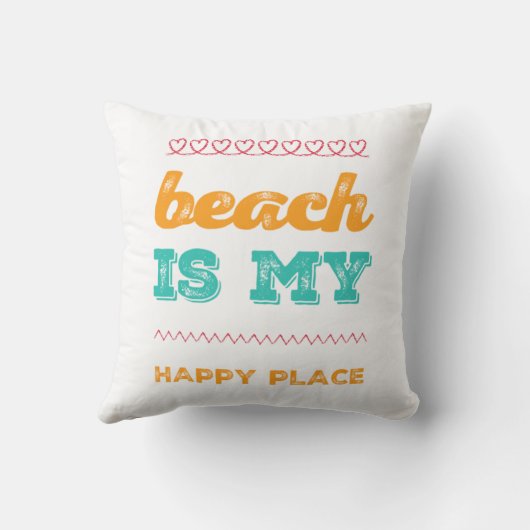 ビーチイマイハッピープレイス引用文 クッション (裏面)