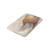 ビーチイミニマリストベージュ海シーシェル バスマット (アングル)