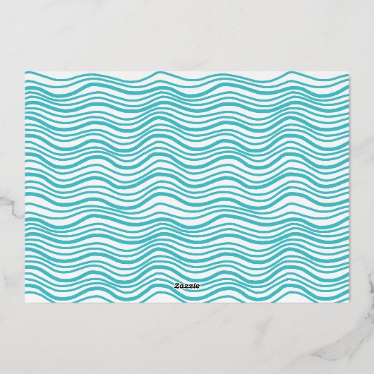 ビーチイメリークリスマスおもしろいの休暇写真 箔シーズンカード (裏面)