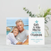 ビーチイメリークリスマスカード シーズンカード (スタンド正面)