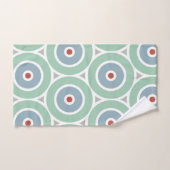 ビーチイモダンサークルデザイン バスタオルセット (ハンドタオル)