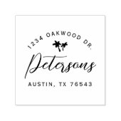 ビーチイモダン差出人住所自己インキングスタンプ セルフインキングスタンプ (デザイン)