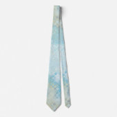 ビーチインスパイアパターンのタイ ネクタイ (正面)