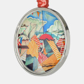 ビーチインビアリッツ(フランス)バイベドリッヒフェーシュタイン メタルオーナメント (左)