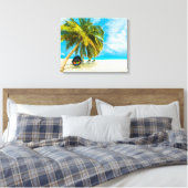 ビーチインモルディブのキャンバス印刷1 キャンバスプリント (インサイチュ (寝室))