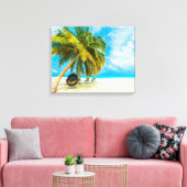 ビーチインモルディブのキャンバス印刷1 キャンバスプリント (インサイチュ (リビング))