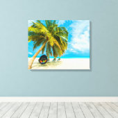 ビーチインモルディブのキャンバス印刷1 キャンバスプリント (インサイチュ (ウッドフロア))