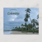 ビーチインラグアジラコロンビア ポストカード (正面)