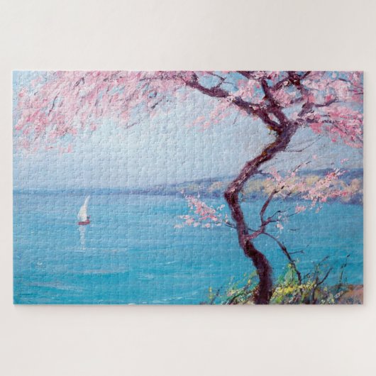 ビーチインBiarritz，フランス(by Kimon Loghi) ジグソーパズル (横)