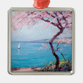 ビーチインBiarritz，フランス(by Kimon Loghi) メタルオーナメント